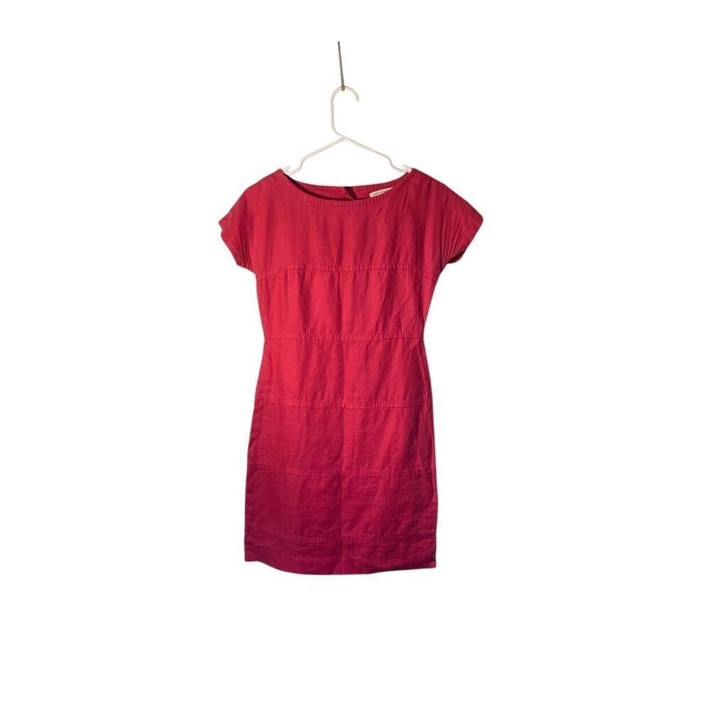 Banana republic women’s Barbie pink, 100% linen dress 00